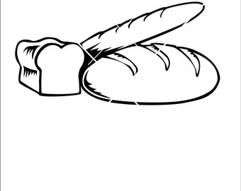 Download Loaf Of Bread Svg Etsy