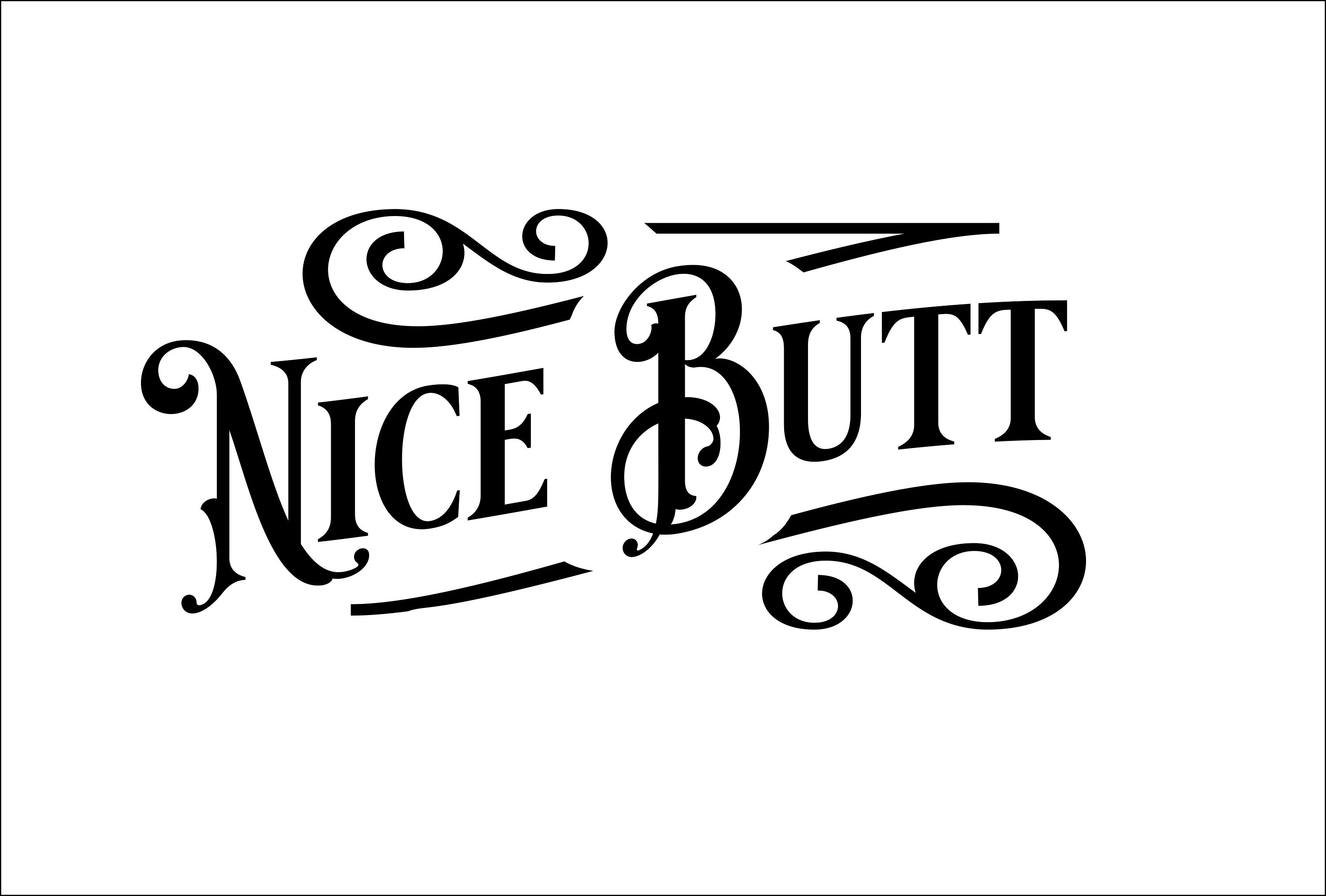 Nice butt Bathroom Saying Sign Image Clip Art digital | Etsy