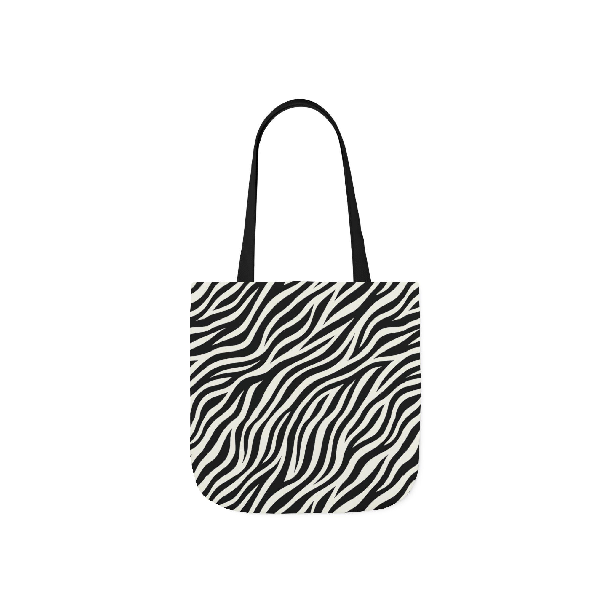 COACH トートバッグ ゼブラ柄 キャンバス地 Tote Bag With Gingham