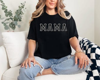 Mama Comfort Colors-T-shirt: zacht katoenen casual T-shirt
