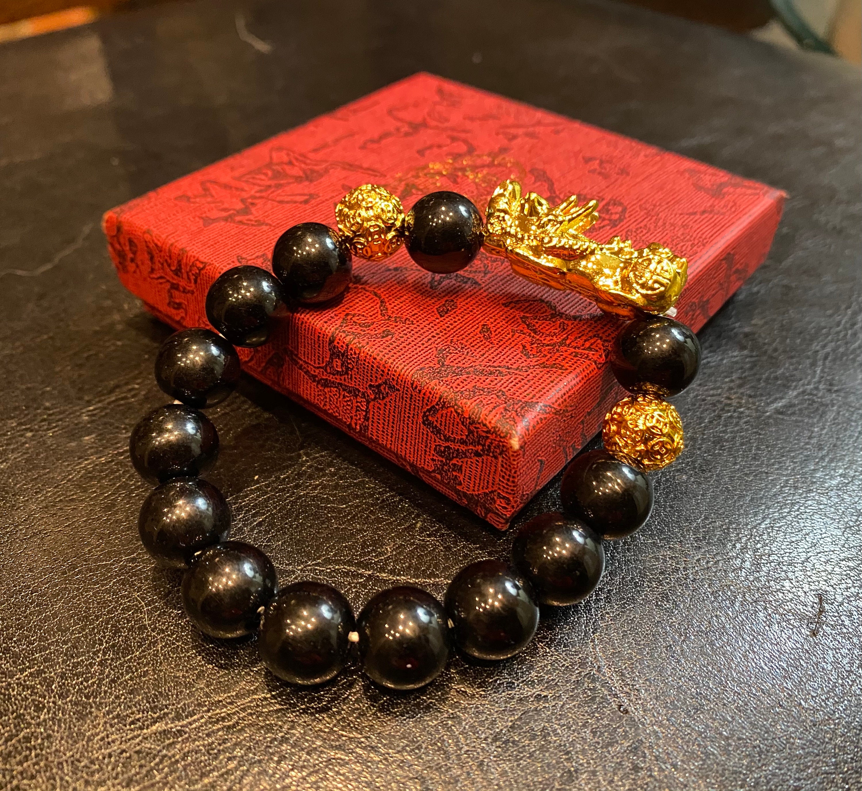 feng shui black obsidian bracelet youtube ad