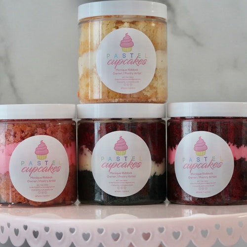 Holiday Vegan Cake Jar 4 Pack Etsy