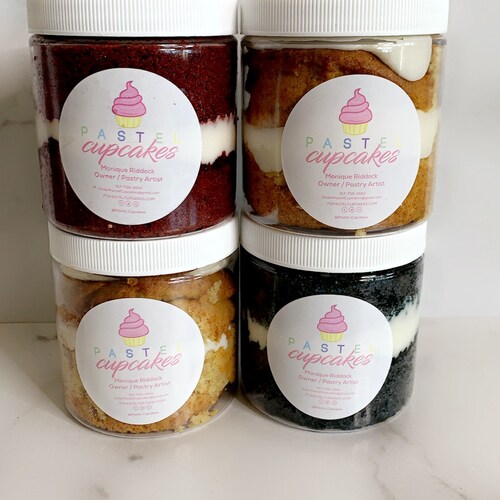 Holiday Vegan Cake Jar 4 Pack Etsy
