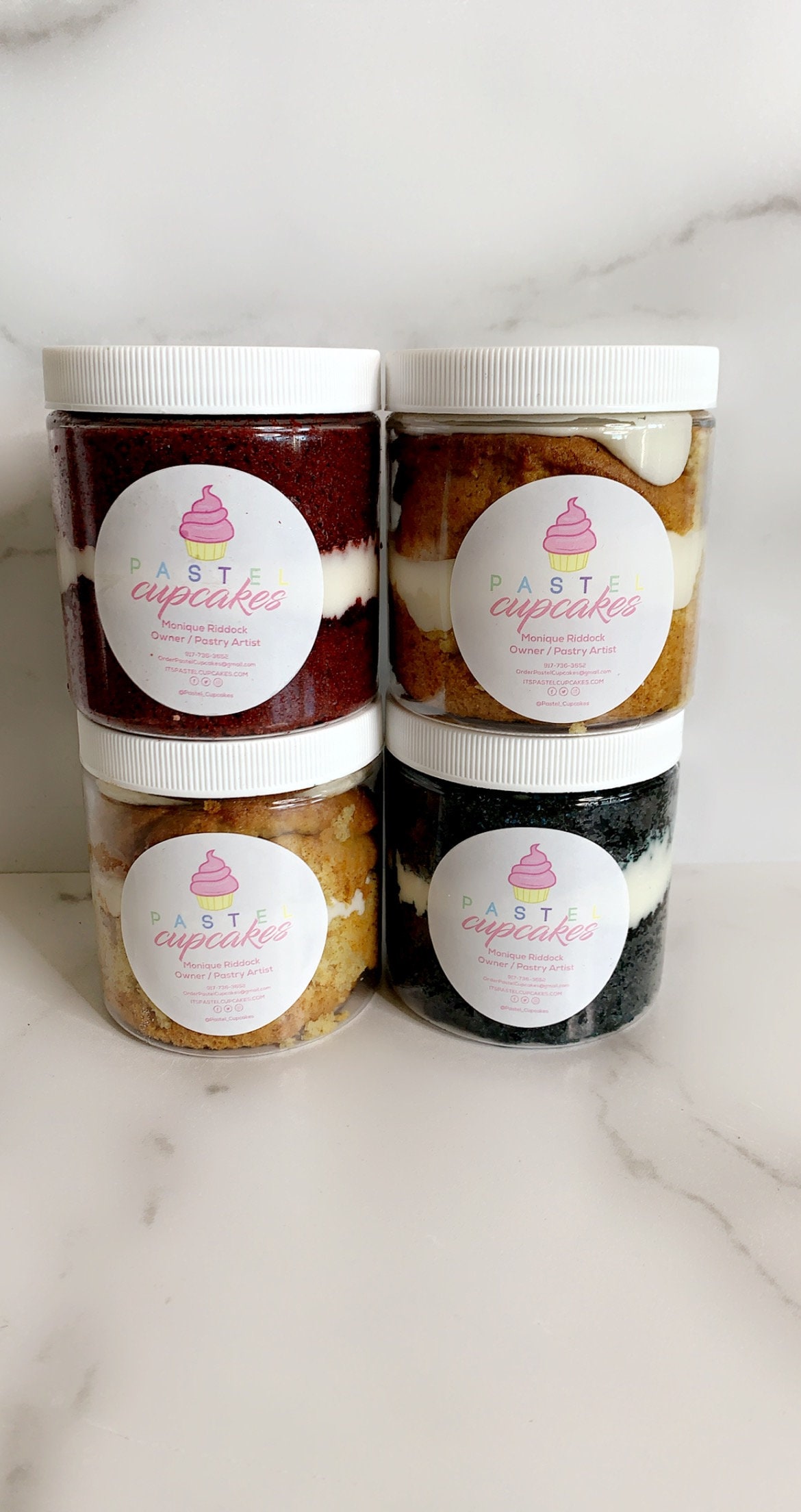 Holiday Vegan Cake Jar 4 Pack Etsy