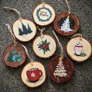 Hand Painted Christmas Ornaments