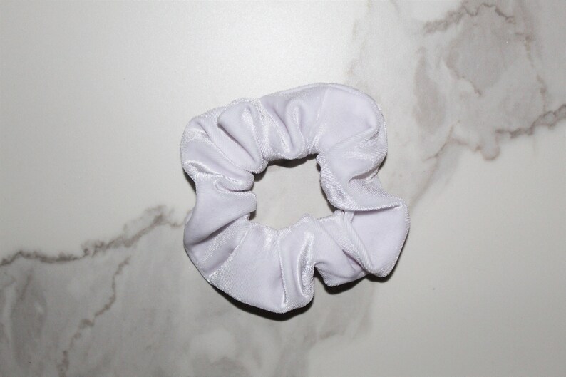 hair ties light scrunchie White scrunchie blank scrunchie hair bows velvet scrunchie soft scrunchie