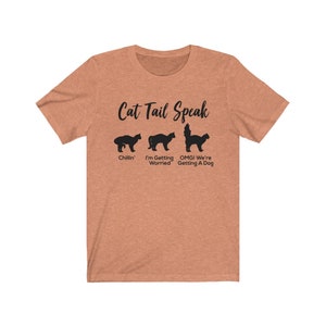 Funny Cat Tail Speak Shirt, Cat Shirt, Cat shirt for women, Cat shirt with sayings, Cat shirt Funny, Gift for Cat Lover, Funny gift for her