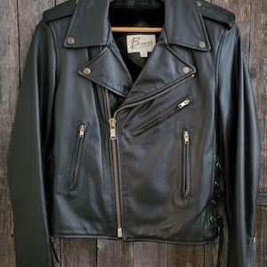 Bermans Leather Jacket - Etsy
