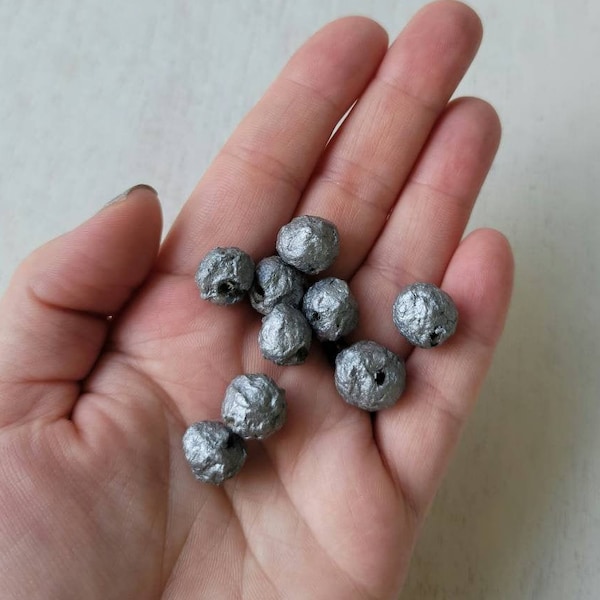 Paper Mache Beads Etsy