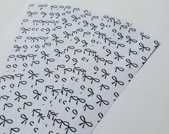 Precut paper bead strips to make