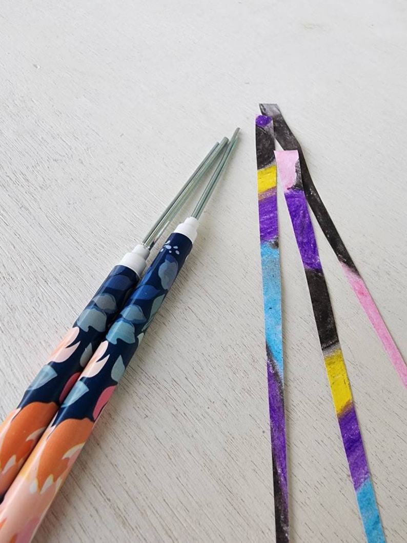 Paper Bead Rollers Set of 2 Diy Adult Craft Kit Paper Beads Etsy