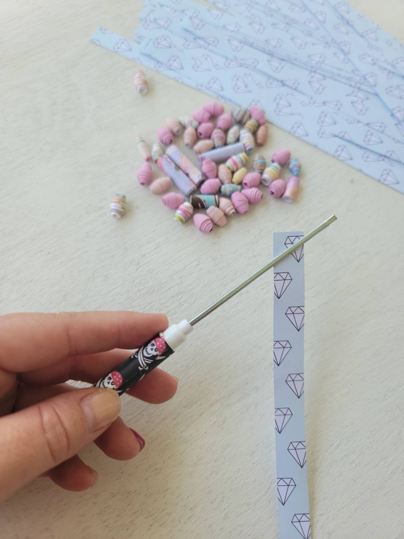 Paper Bead Roller Diy Adult Craft Kit Paper Bead Roller Tool Etsy