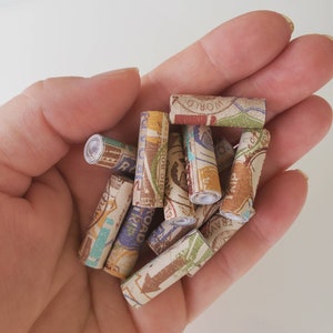 Paper beads, recycled paper beads, tube beads