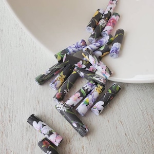 Paper beads, recycled paper beads, diy