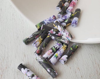 Paper beads, recycled paper beads, diy