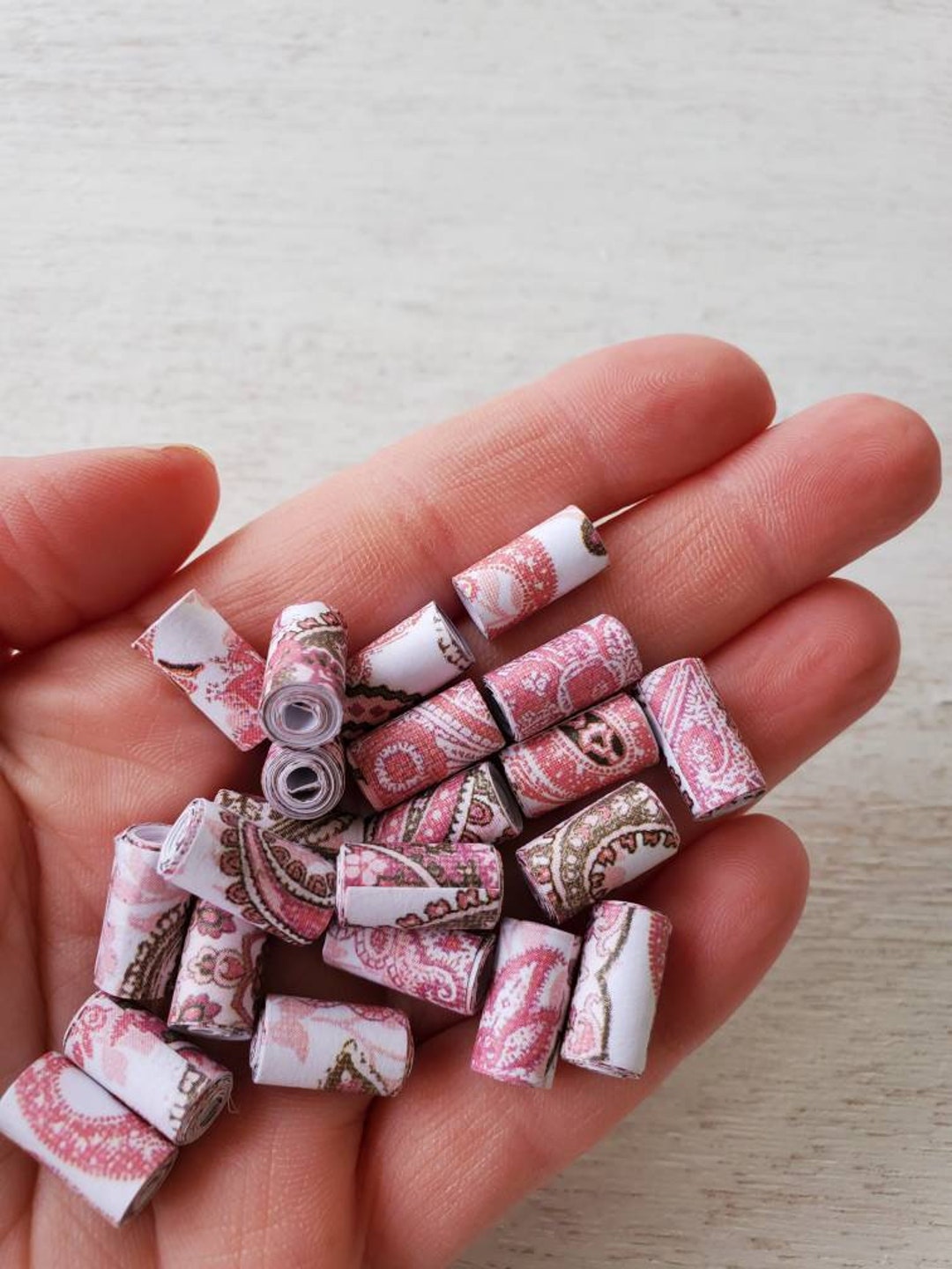 Paper Beads Recycled Paper Beads Large Hole Bead Etsy UK