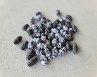 Paper beads, recycled paper beads, diy adult craft kit