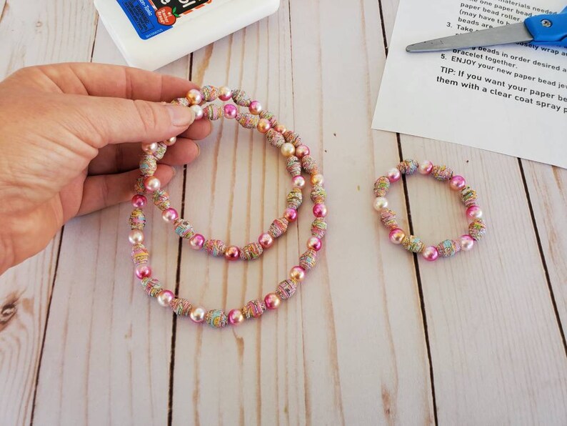 Paper Beads Diy Craft Kits for Adults Paper Bead Roller Etsy