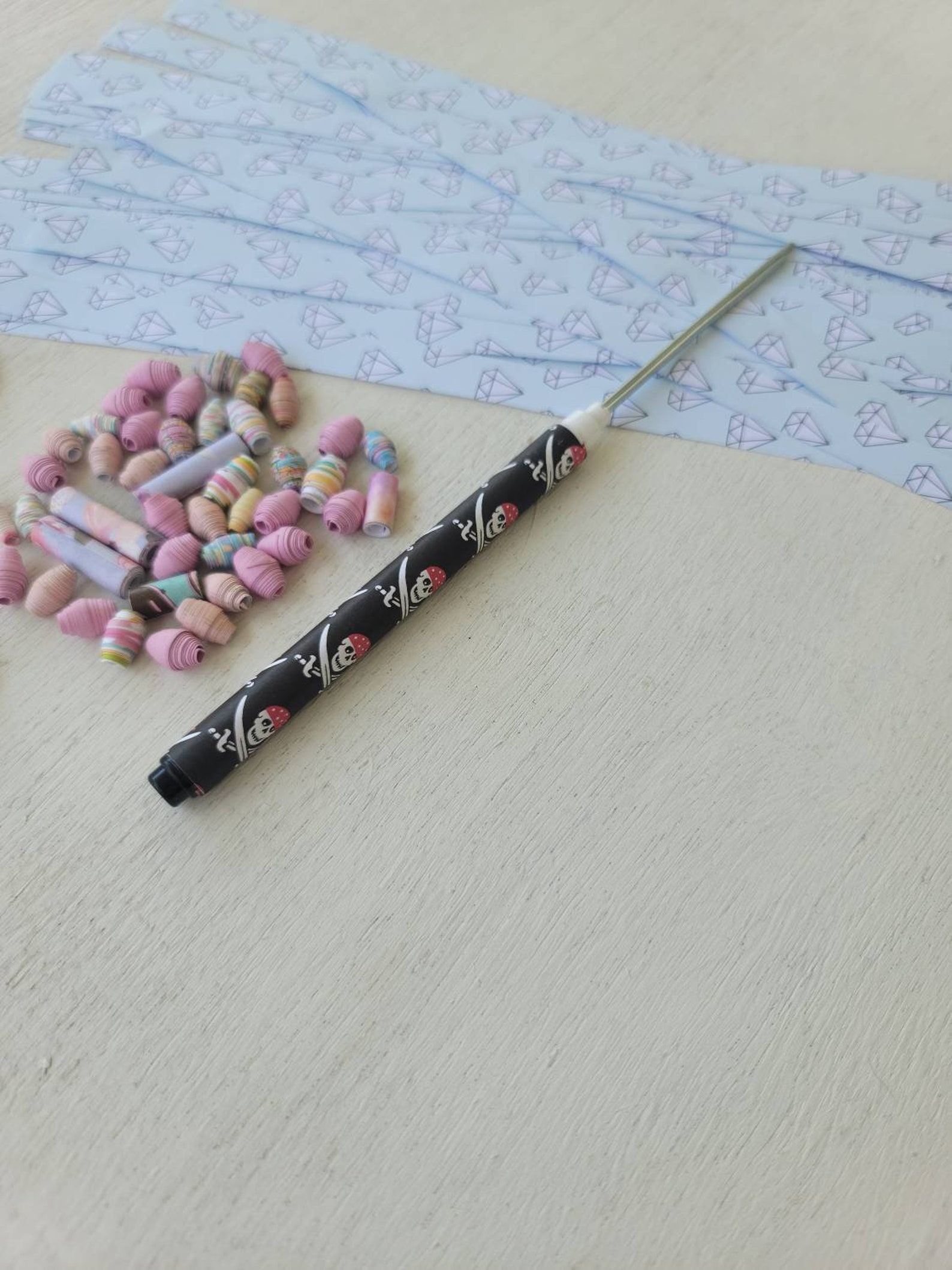 Paper Bead Roller Diy Adult Craft Kit Paper Bead Roller Tool Etsy