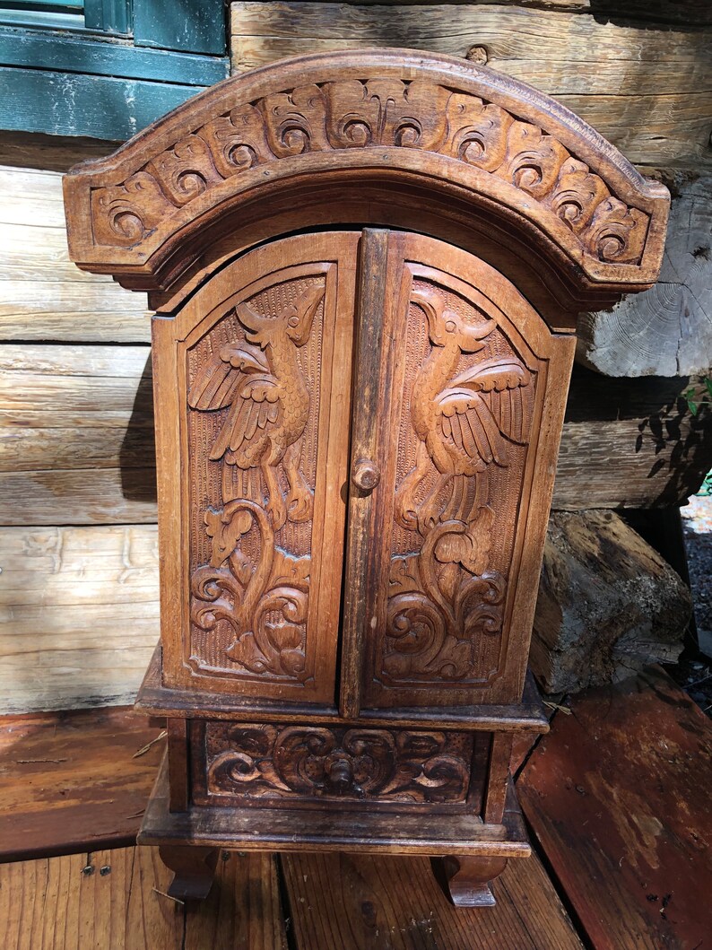 Antique Hand Carved Wood Etsy