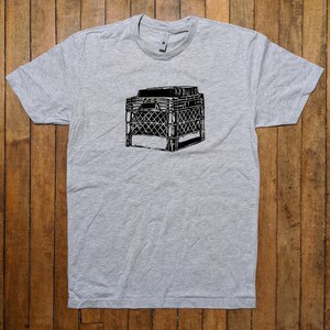 Unisex Hand Printed Crate Digger T-Shirt