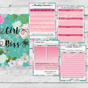 College Course Printable Planner