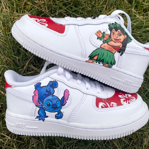 Disney Lilo and Stitch Custom Airforce 1 Made-to-order - Etsy