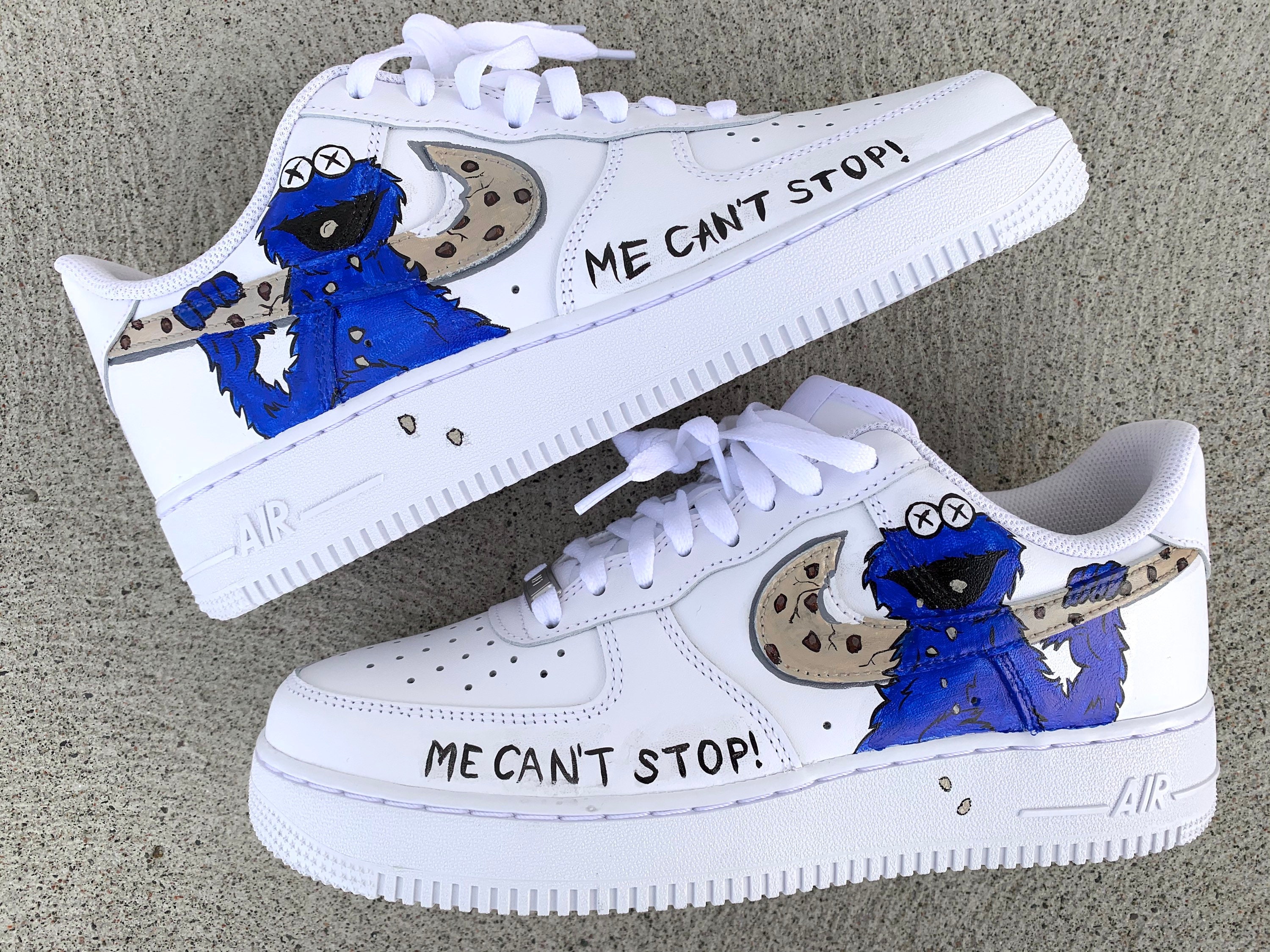 cookie monster custom air force 1