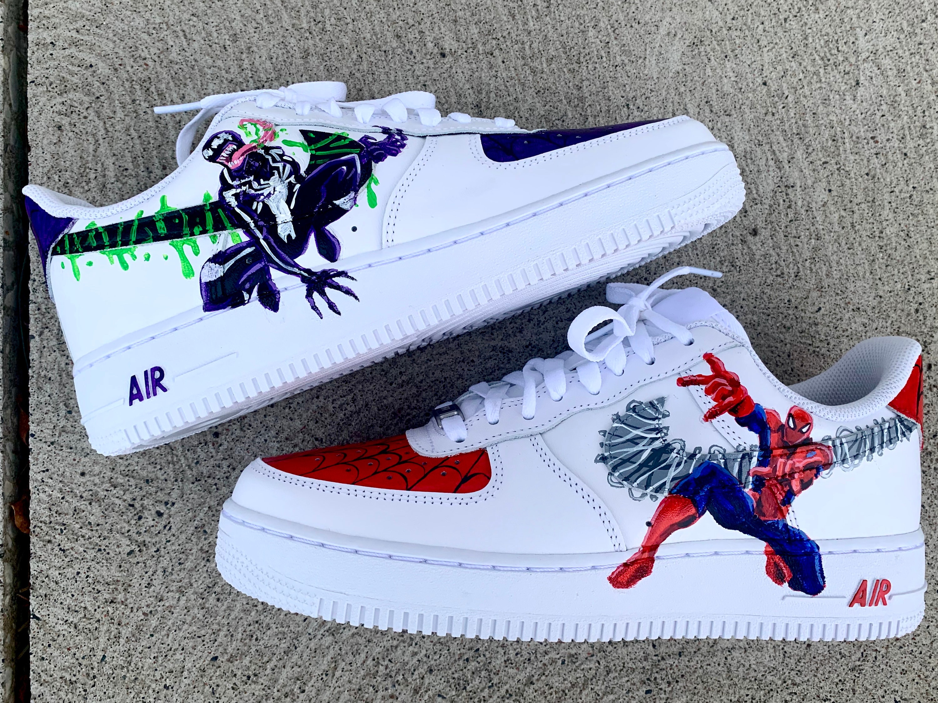 nike air force 1 spiderman