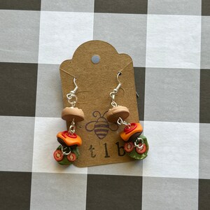 Cheeseburger Earrings