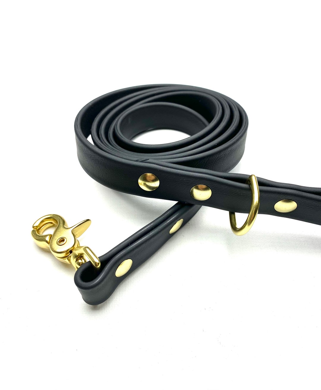Biothane Waterproof Dog Leash, Vegan Leather Dog Leash, Biothane Dog