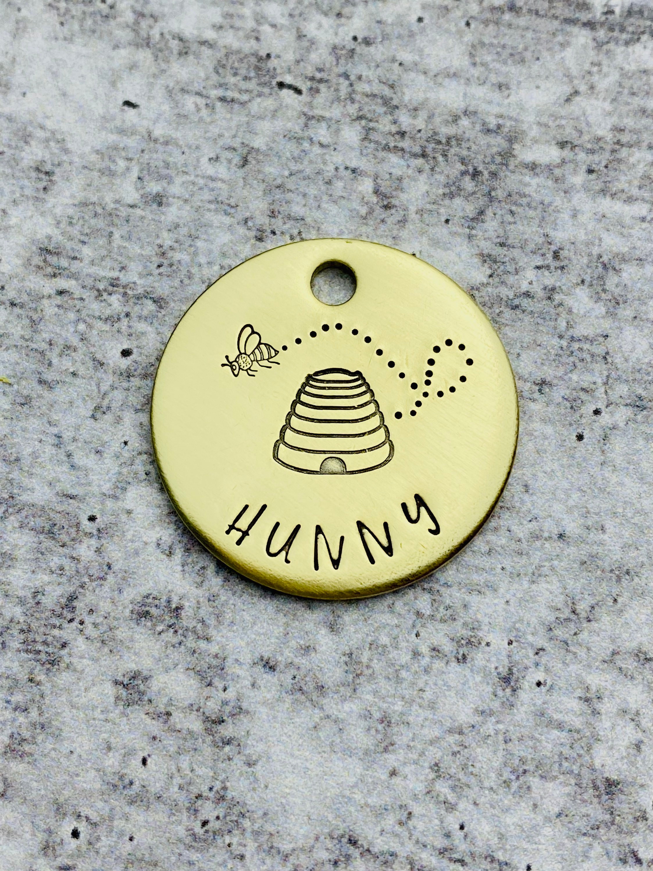 honey pot dog tag