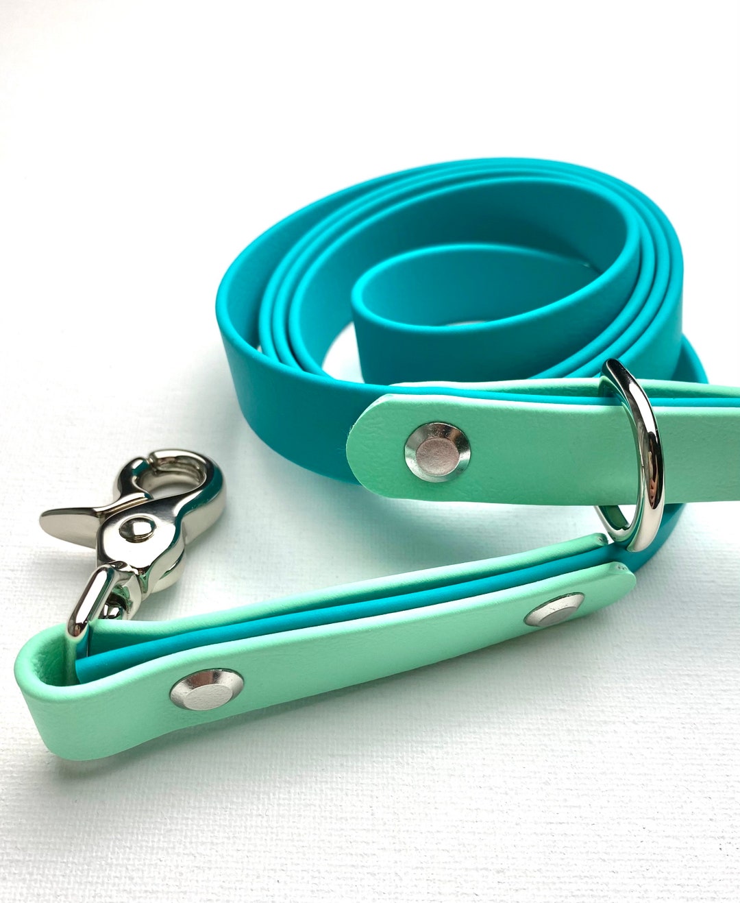 Biothane Waterproof Dog Leash Vegan Leather Dog Leash Etsy