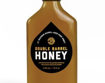 Bourbon Barrel Aged Honey: Kentucky Double Barrel, Oak Flavor (10.4 oz)