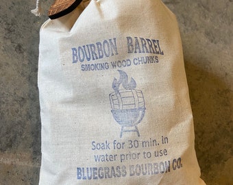 Smoking Wood Chunks, Bourbon Barrel, Gifts for him, Smoked Meat, Smoked Food