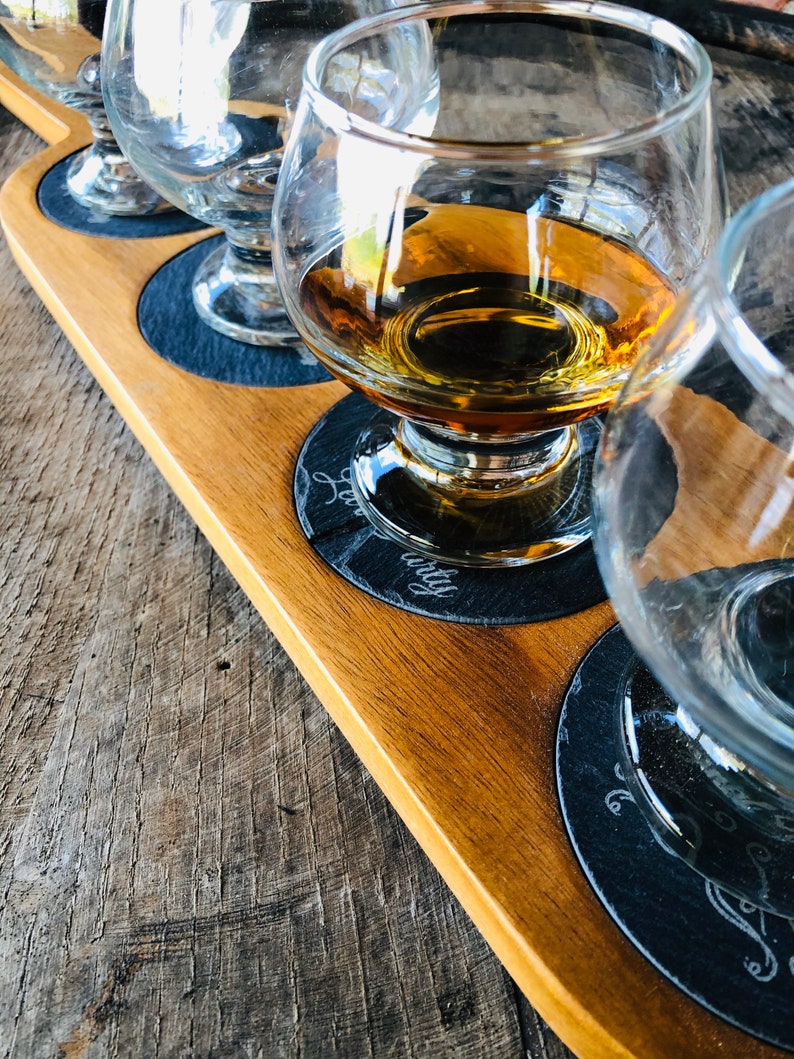 Liquor serving Tray Whiskey Flight Party Serving Tray Etsy