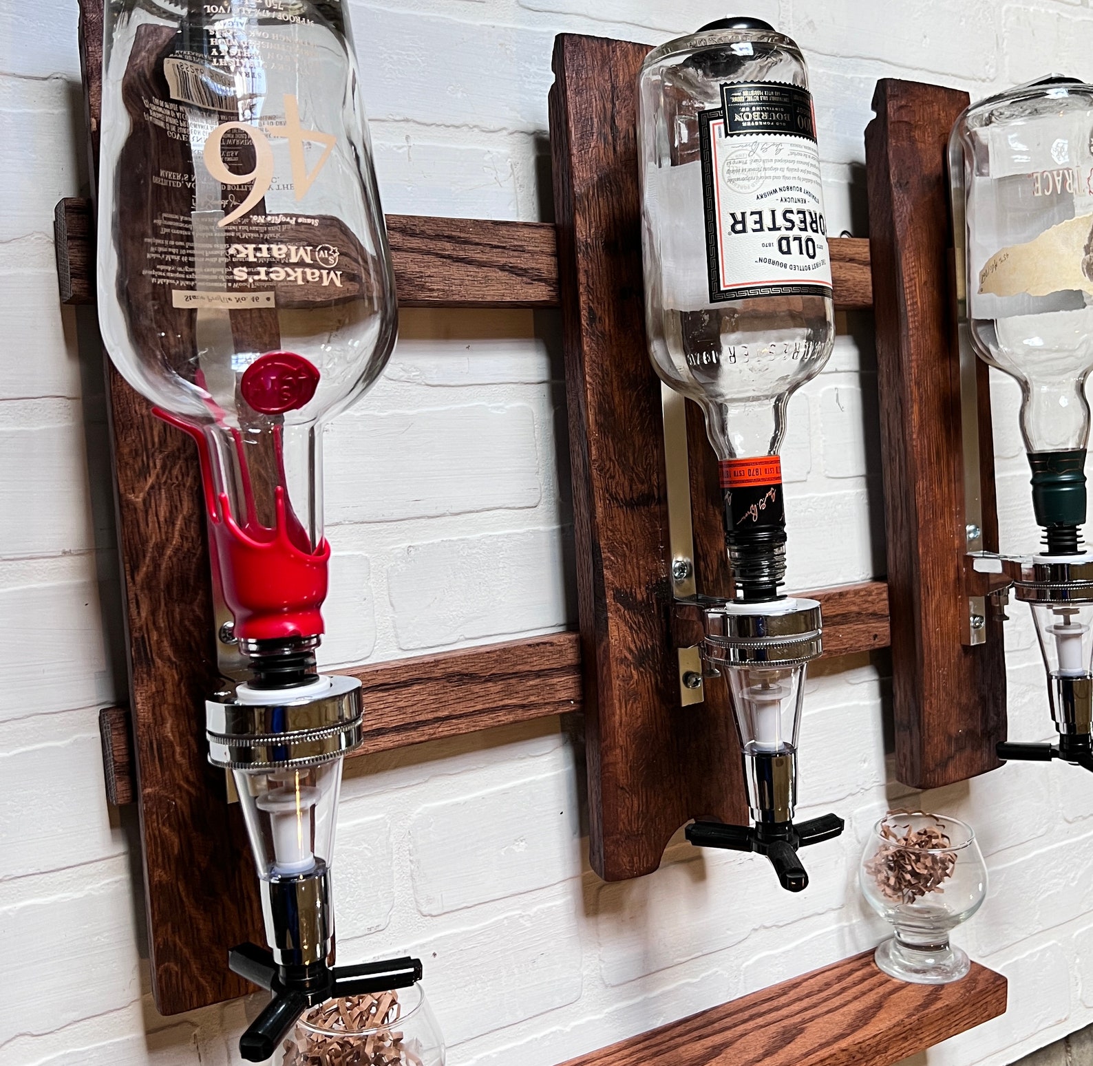 Liquor Dispenser Wall Mount Liquor Dispenser Man Cave Love - Etsy