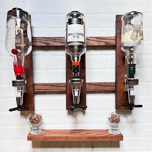 Liquor Dispenser, Wall Mount Liquor Dispenser, Man Cave, Love you forever, Gifts for Him, Bar, Gifts for him, Christmas gift