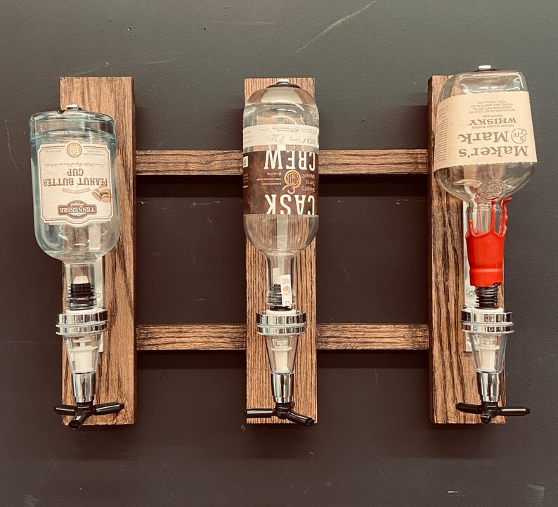 Liquor Wall Mount Dispenser Alcohol Shot Dispenser Hanging Etsy