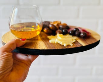 Handcrafted Acai Wood Charcuterie Board - Bourbon & Whiskey Tasting