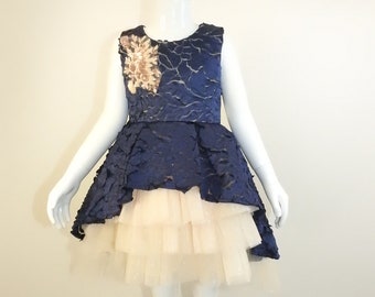 Lindo vestido de fiesta de chicas, vestido de niña de flores, vestido de niña de flores sin mangas, vestido de niñas pequeñas, vestido de fiesta de cumpleaños, vestido de fiesta de niña bebé