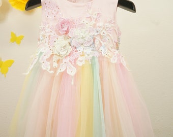 Chicas fiesta vestido bebé niña vestido flor niña vestido niña vestido de cumpleaños fiesta vestido bebé chica fiesta vestido,