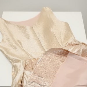 Unique Ladies Designer Dress,Evening Gown Maxi Dress, Women Dress, Elegant Dress, Extravagant Dress, Formal Dress, Champagne Dress