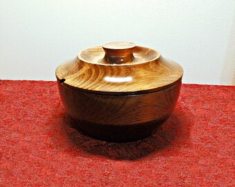 Wooden Bowl With Lid Wooden Bowl With Lid, Round Wooden Bowl With Lid