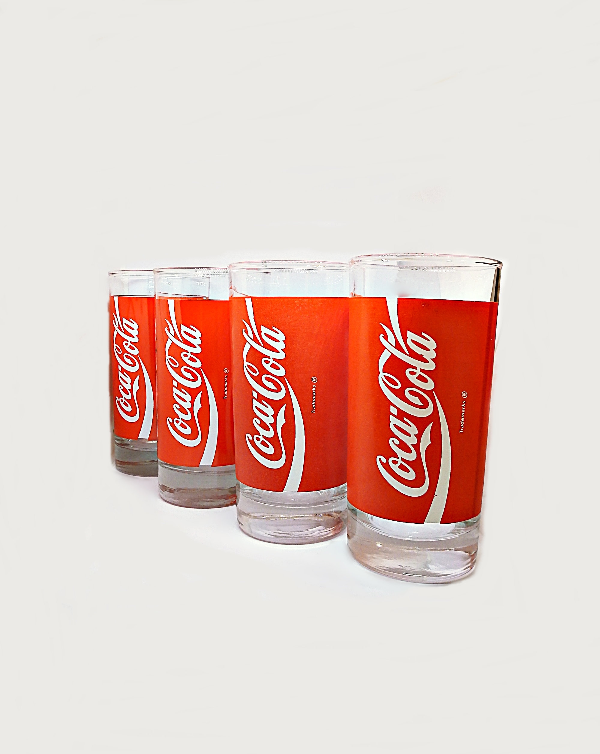 Small Collectible Glassware Coca-Cola Shot Fountain Glass Cup