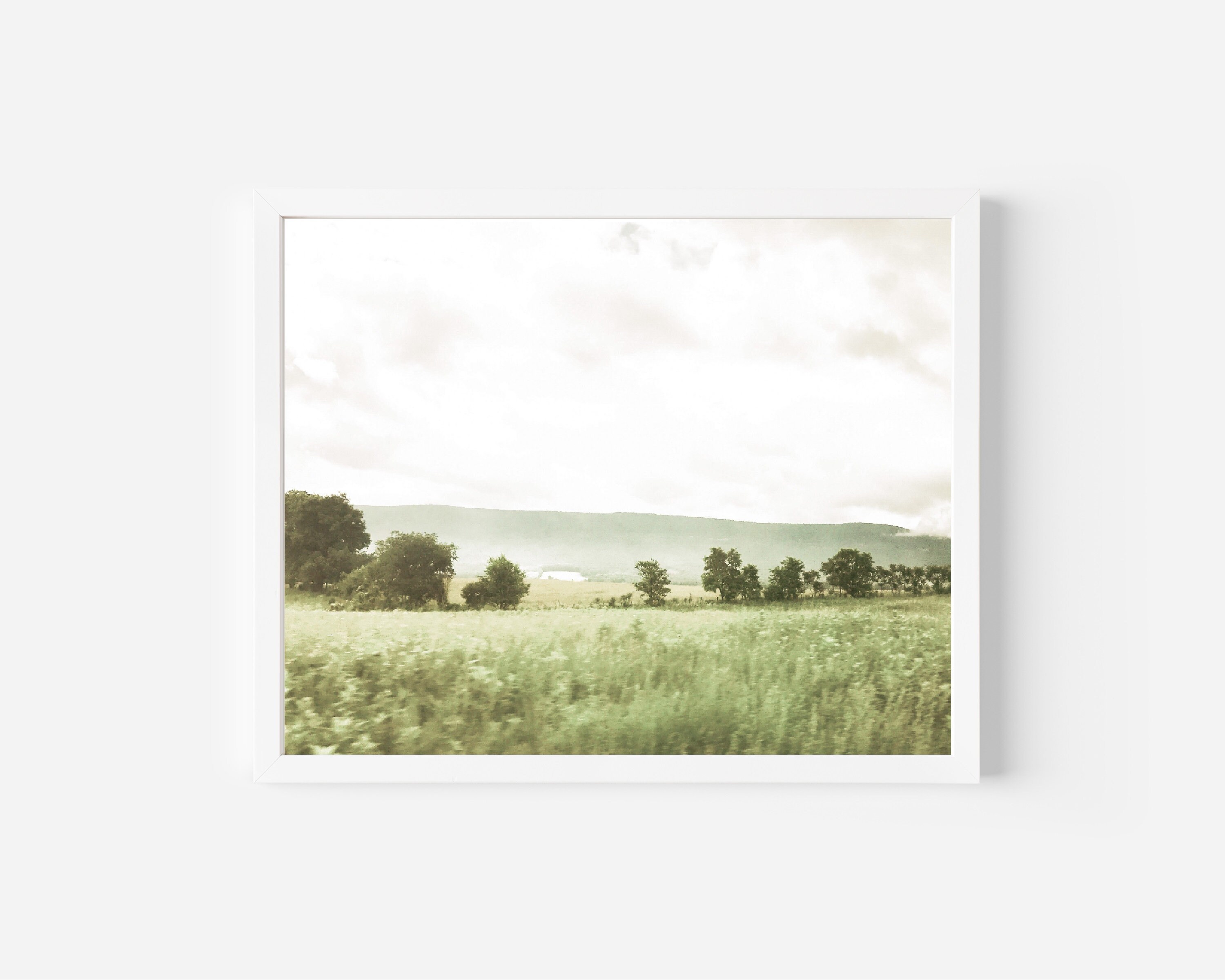 Green Pastures Printable Art| Farmhouse Countryside| French Cottage ...