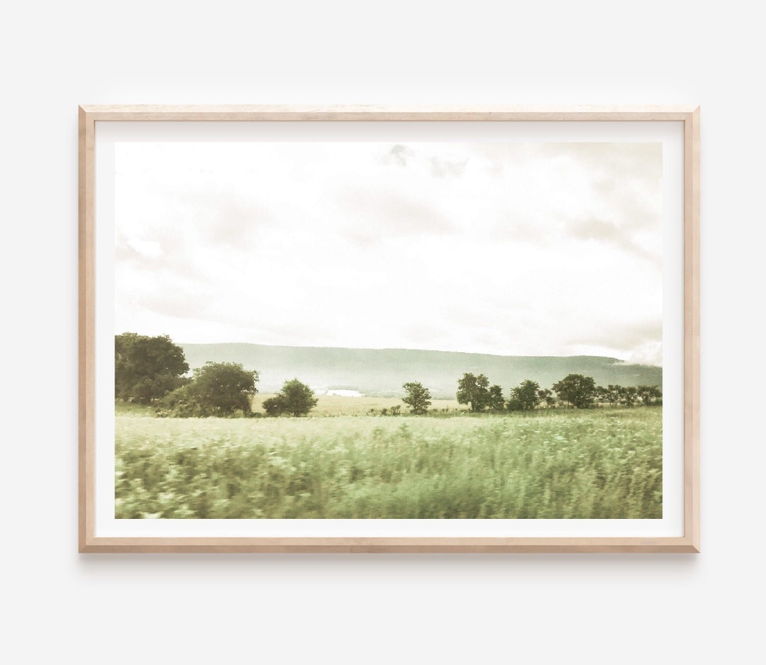 Green Pastures Printable Art| Farmhouse Countryside| French Cottage ...