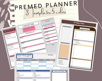 The Premed Bundle - Study & Application Plan
