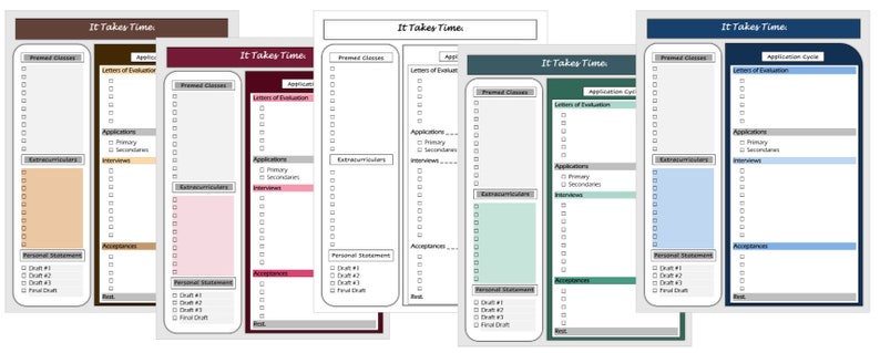 It Takes Time  Premedical Journey Planner image 1