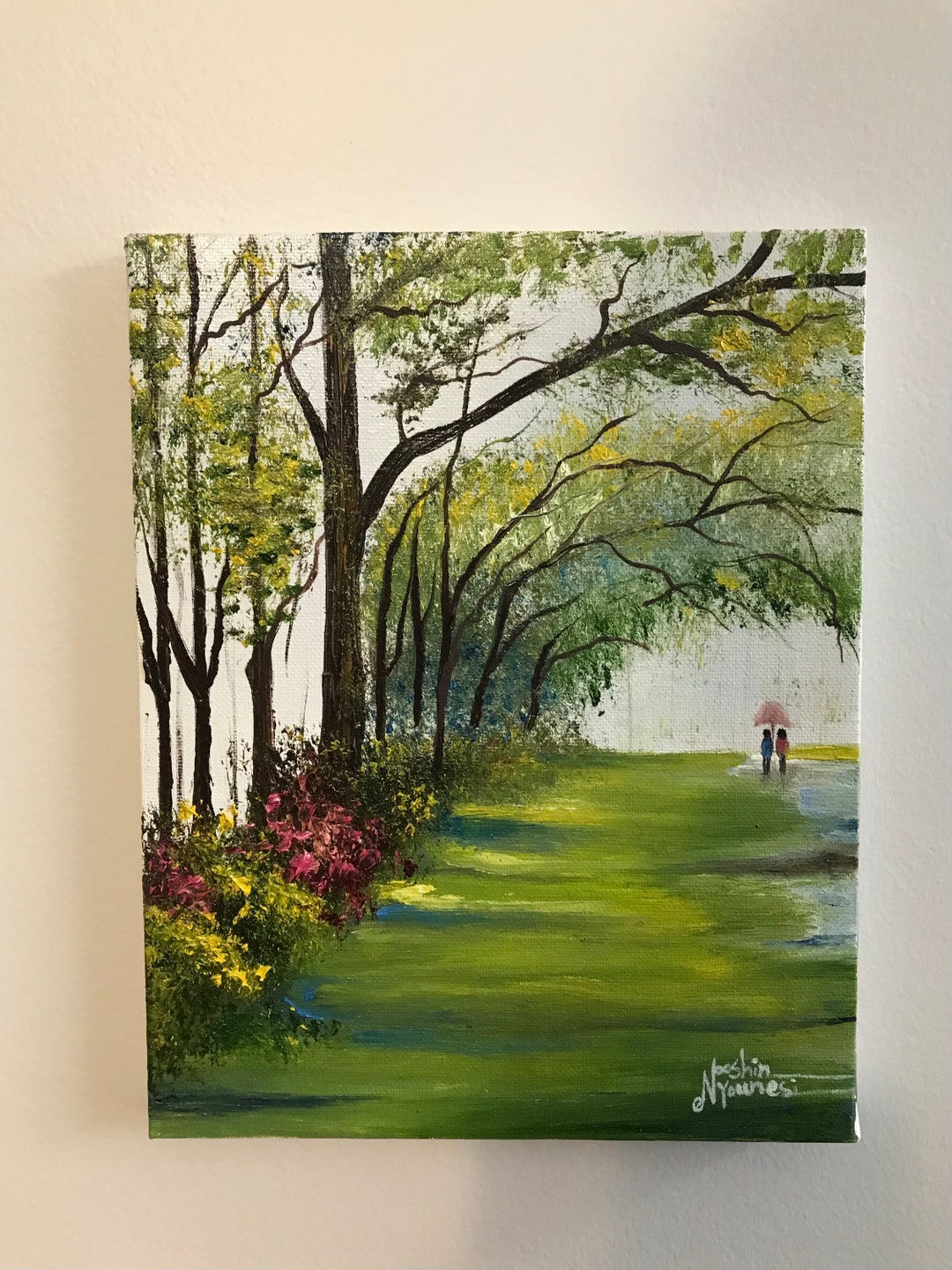 Hand Painted Landscape Oil Painting on Canvas (8x10) - Etsy